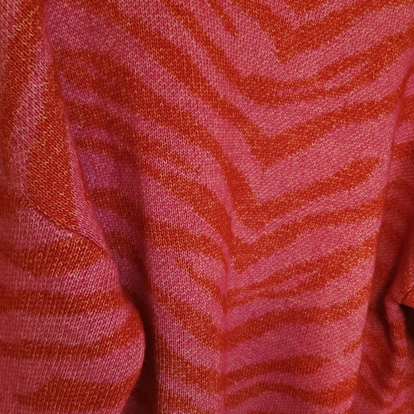 Nine West pink and red pullover sweater. Size XXL. - Picture 2 of 10